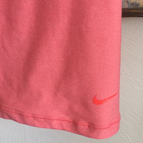 NIKE DRIFIT CORAL PINK STRETCH WORKOUT TANK TOP S - Picture 4 of 6